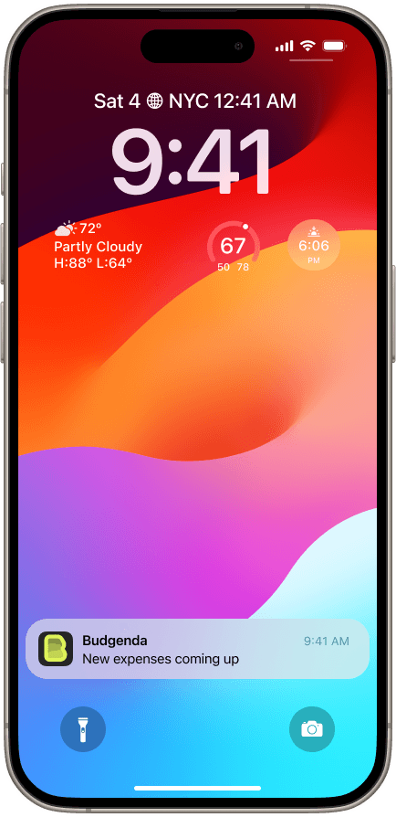 Budgenda App